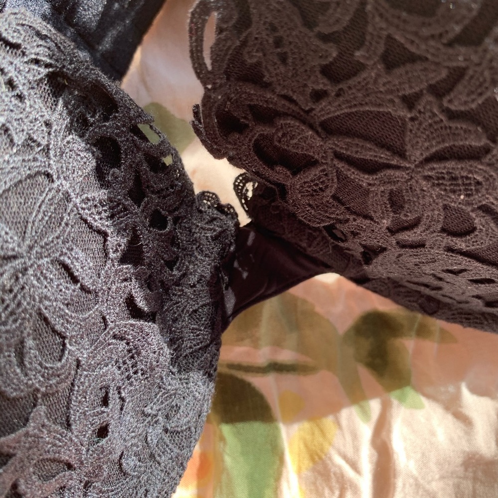 🔥La Perla black lace bra size 36D - Picture 10 of 16